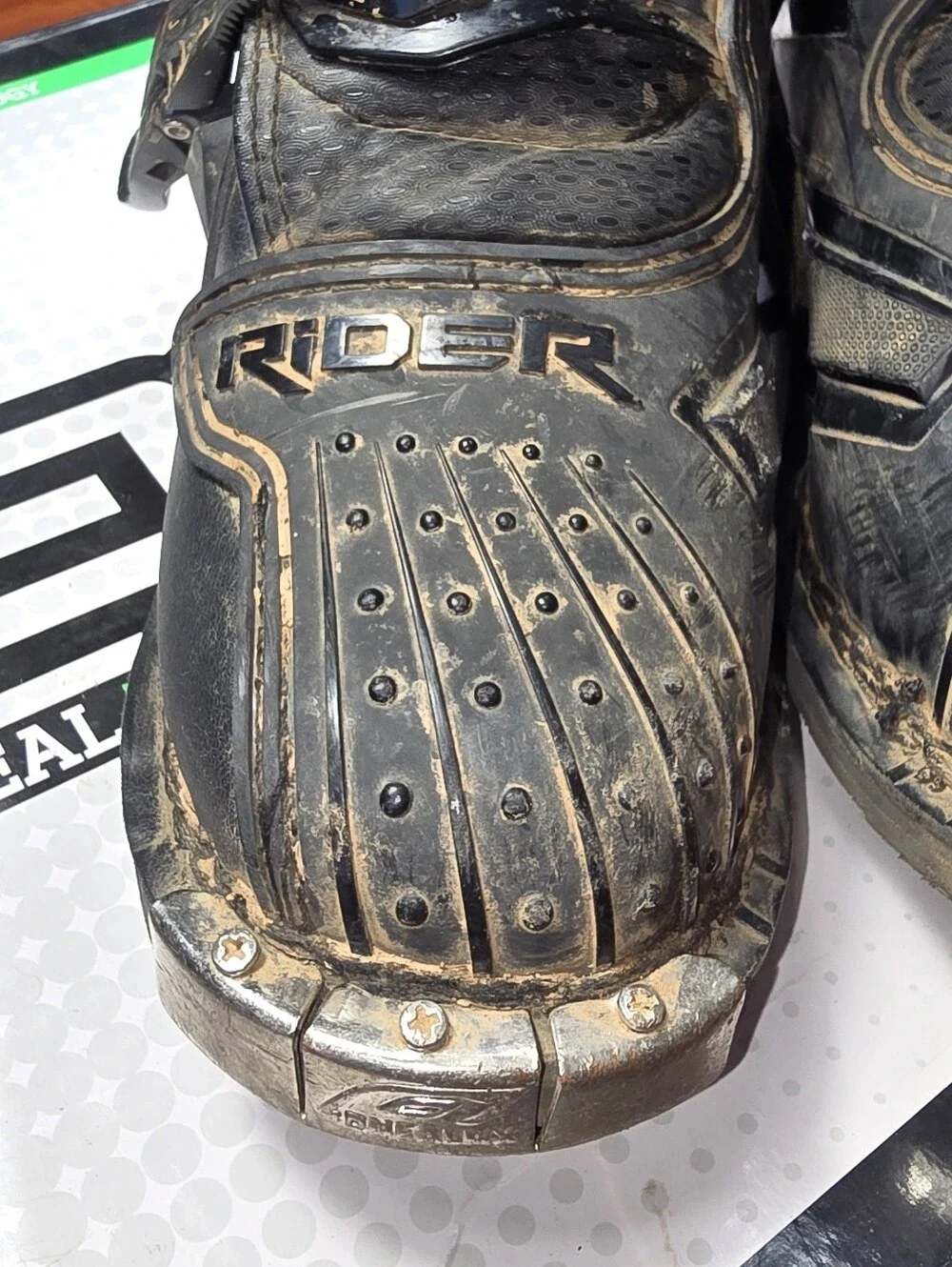 O'Neal Rider Youth Motocross Boots Black Size US/EU 3/35 Off-Road MX